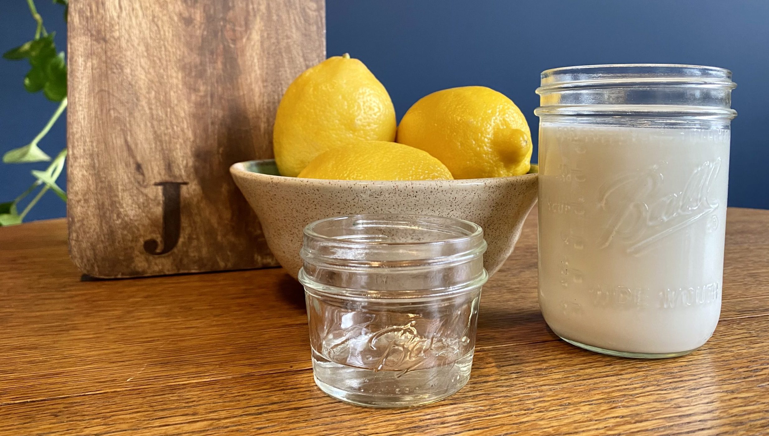 ingredients for homemade buttermilk