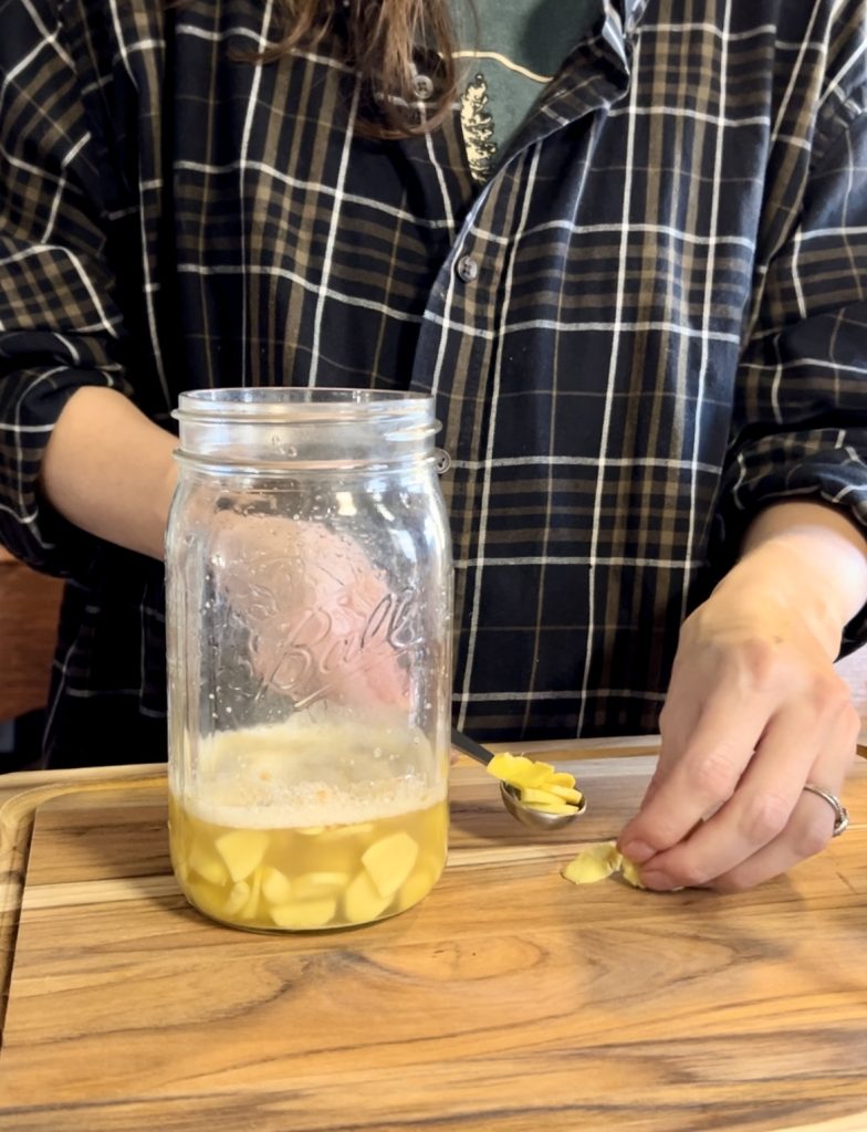measure ginger