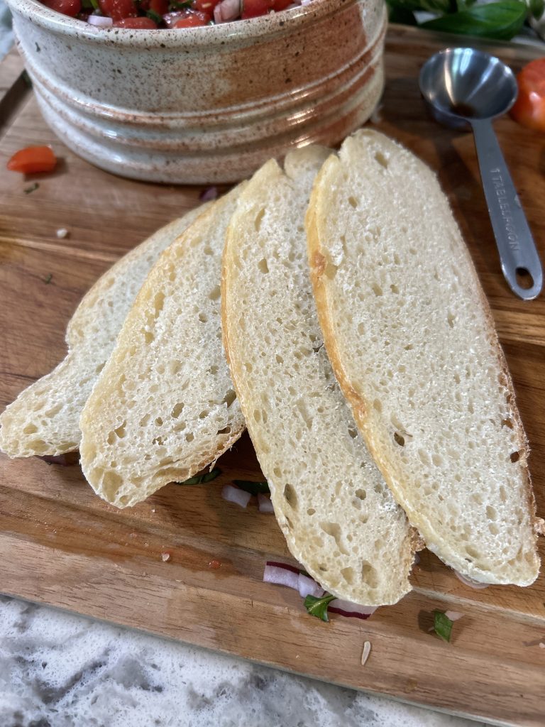 thin sliced bread