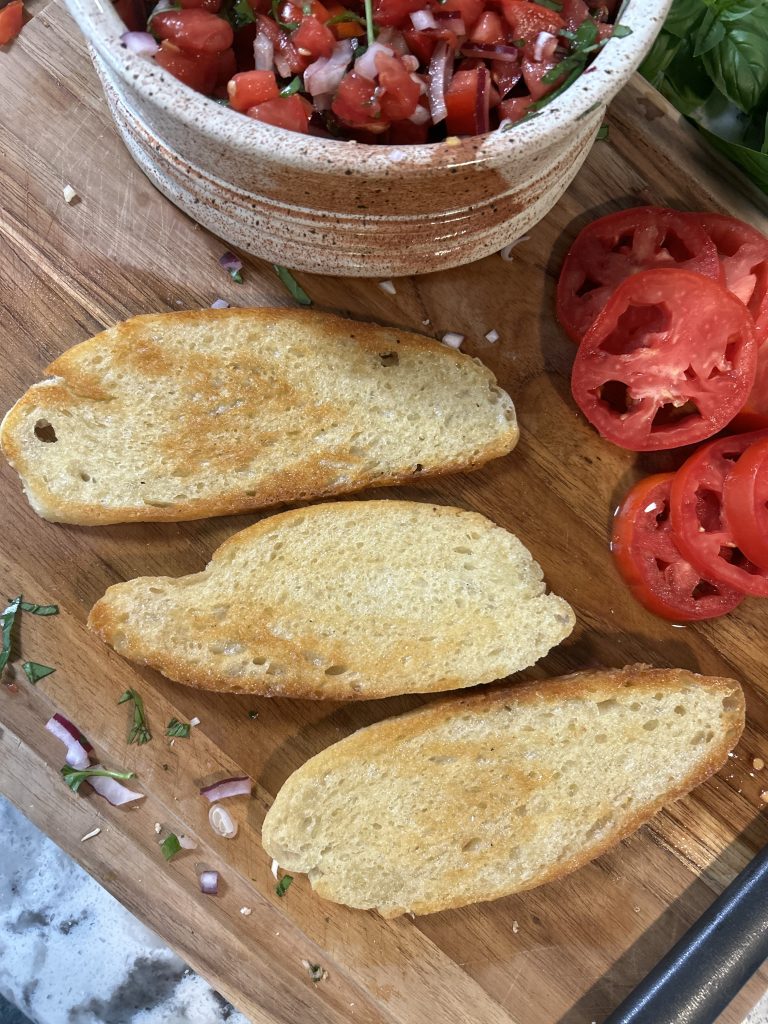 grilled bread