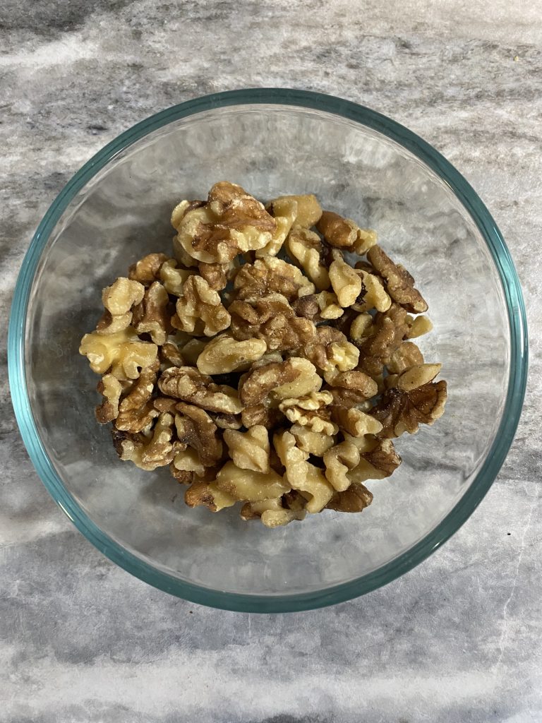 walnuts for homemade basil pesto
