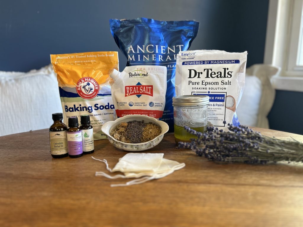 soothing herbal bath soak ingredients