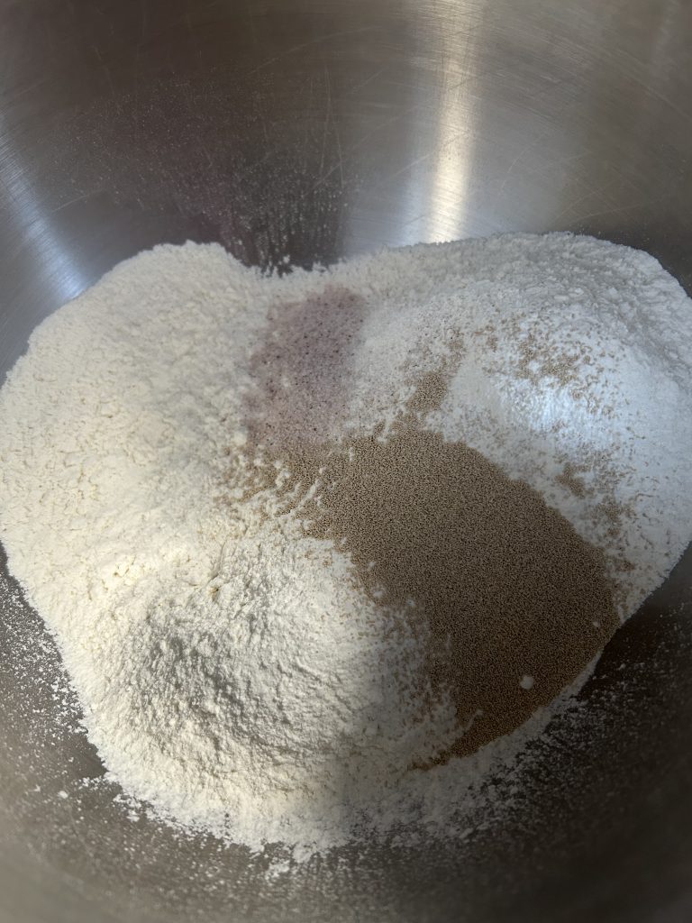 no-knead dump bread ingredients