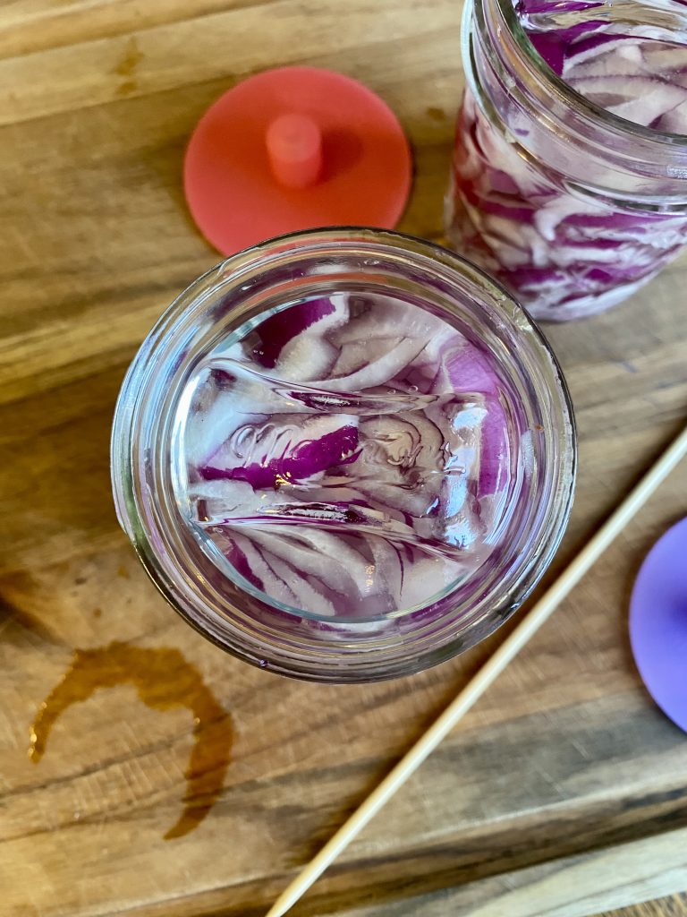 pickled onion fermentation weights