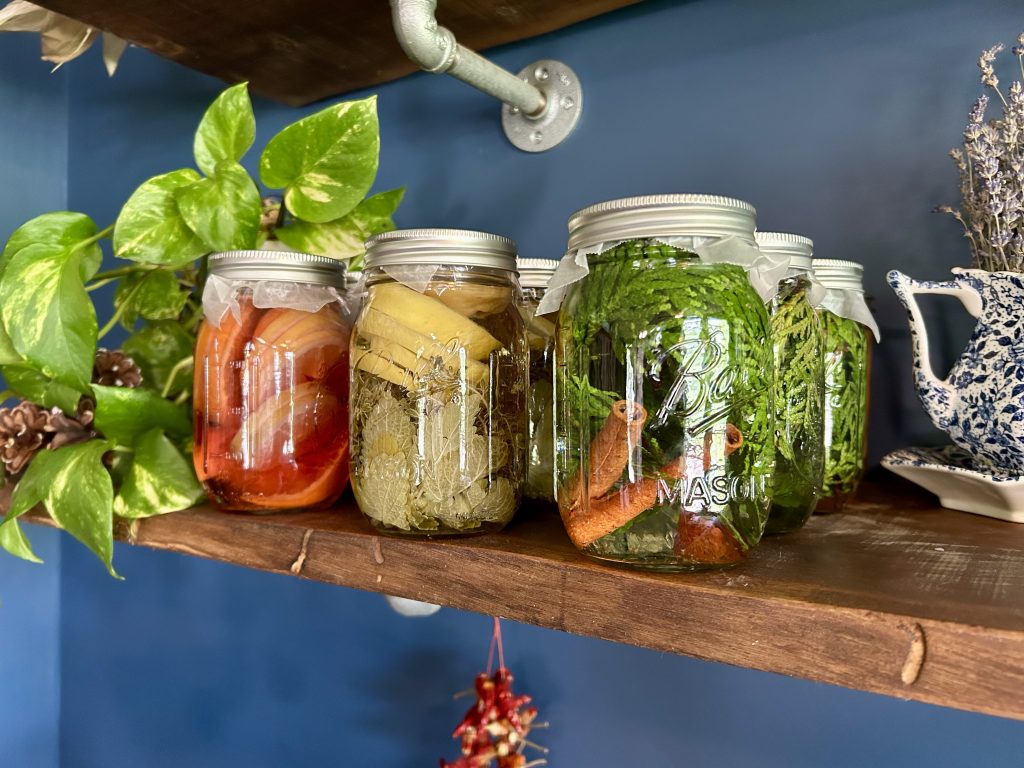 Homemade Herbal Infused Vinegar Cleaner Recipe