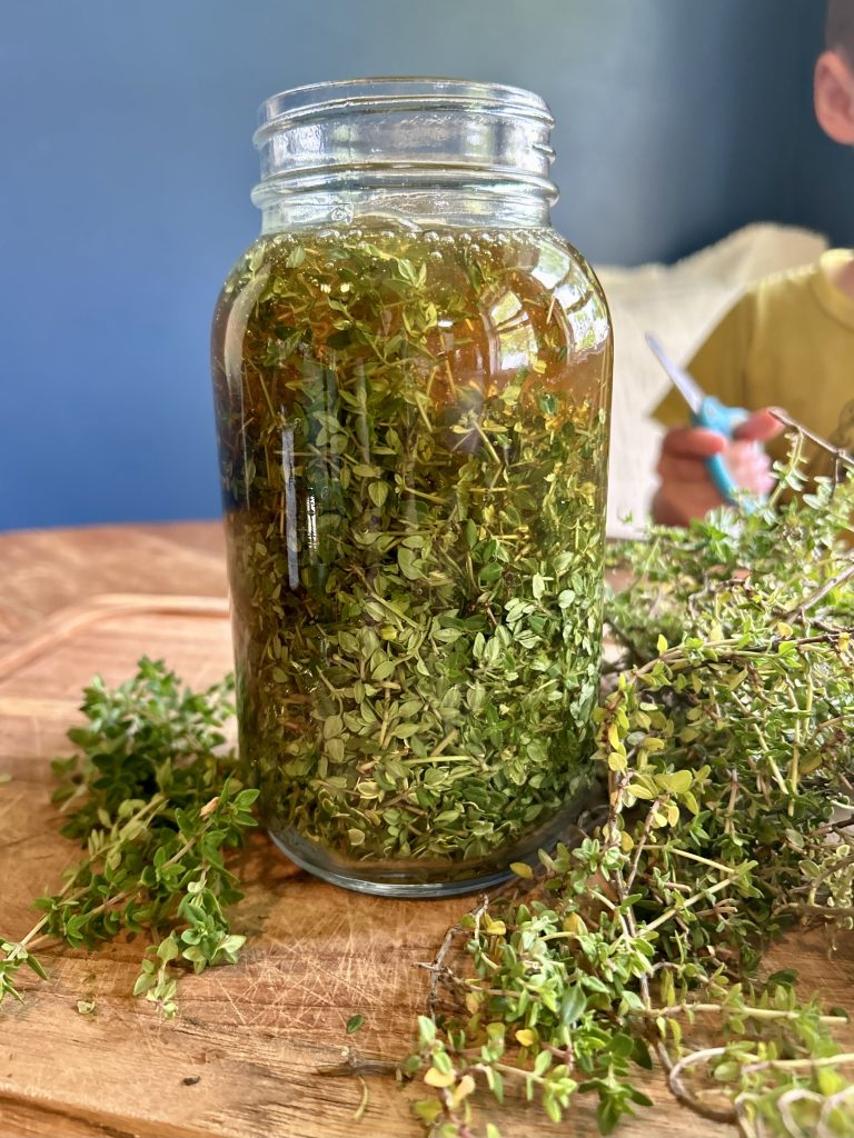 herbal honey infusion
